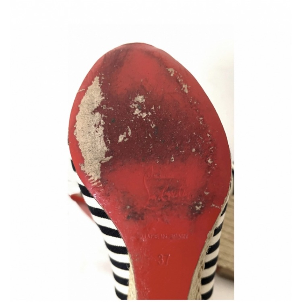 Christian Louboutin espadrilles/ wedge - Nautical vacation - Picture 5 of 12